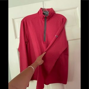 Vineyard Vines Nantucket Red Performance Quarter-Zip